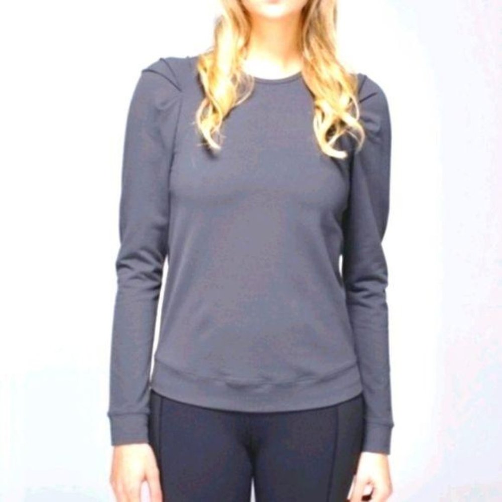 Lululemon City Lab Gray Long Sleeve Pullover Sz 3